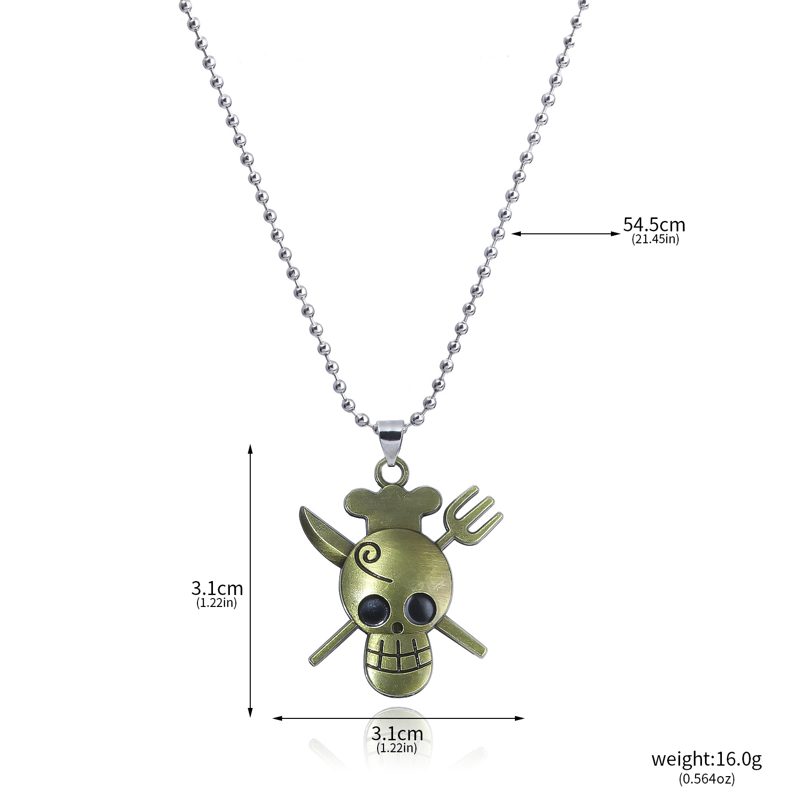 Unisex One Piece Anime Theme Necklace