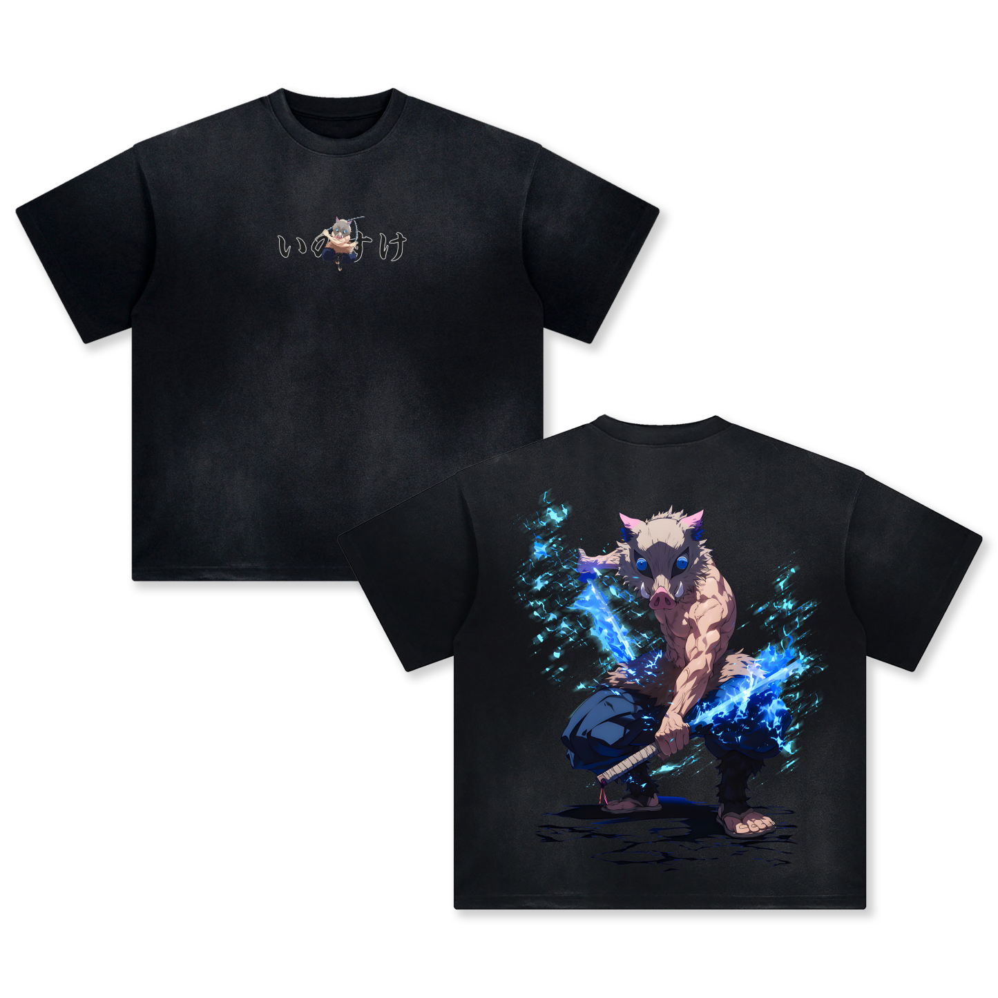 Unisex Vintage Tee丨  Demon Slayer Tee