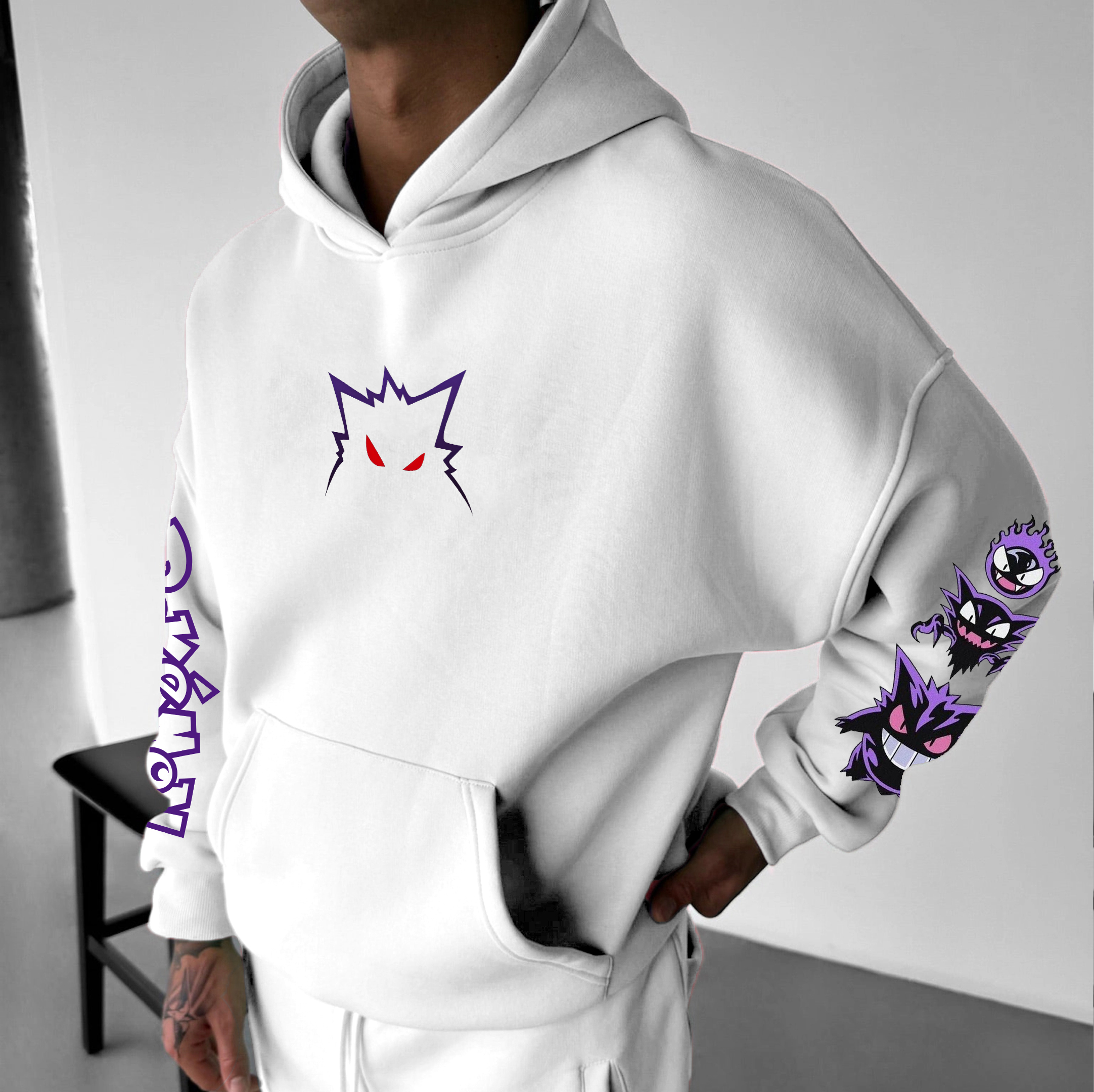 Unisex Anime Graphic Streetwear Vintage Hoodie