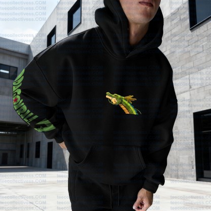 Plus Velvet Unisex Anime Graphic Streetwear Vintage Hoodie