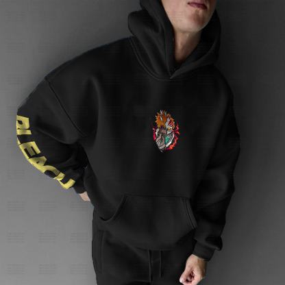 Unisex “Bleach” Anime Graphic Streetwear Vintage Hoodie