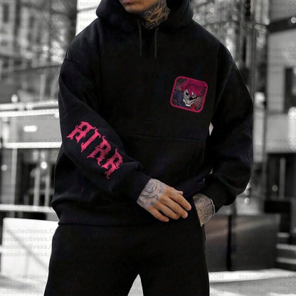 Unisex Anime Print  Casual Oversized Hoodie