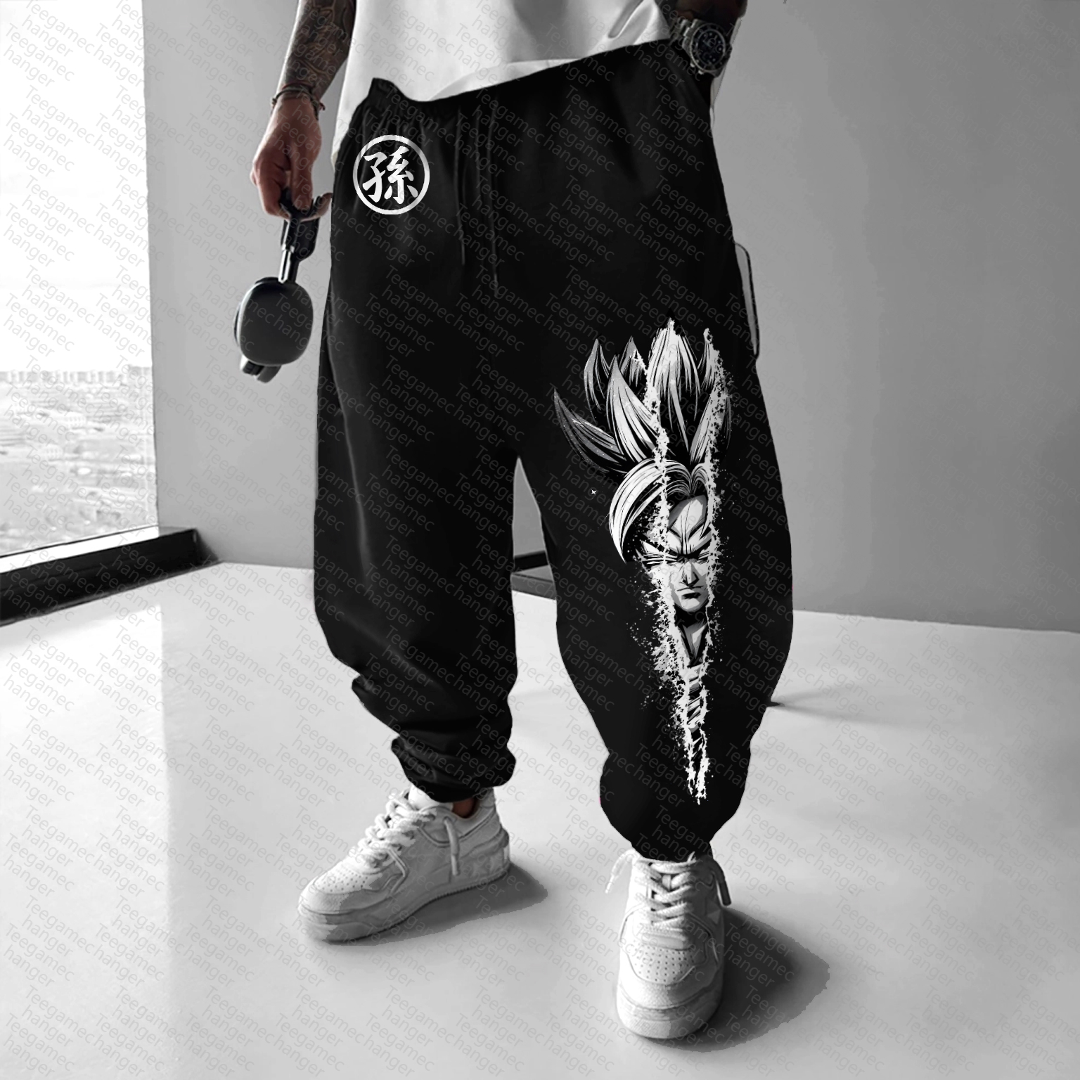 Unisex  Casual  Streetwear Pants
