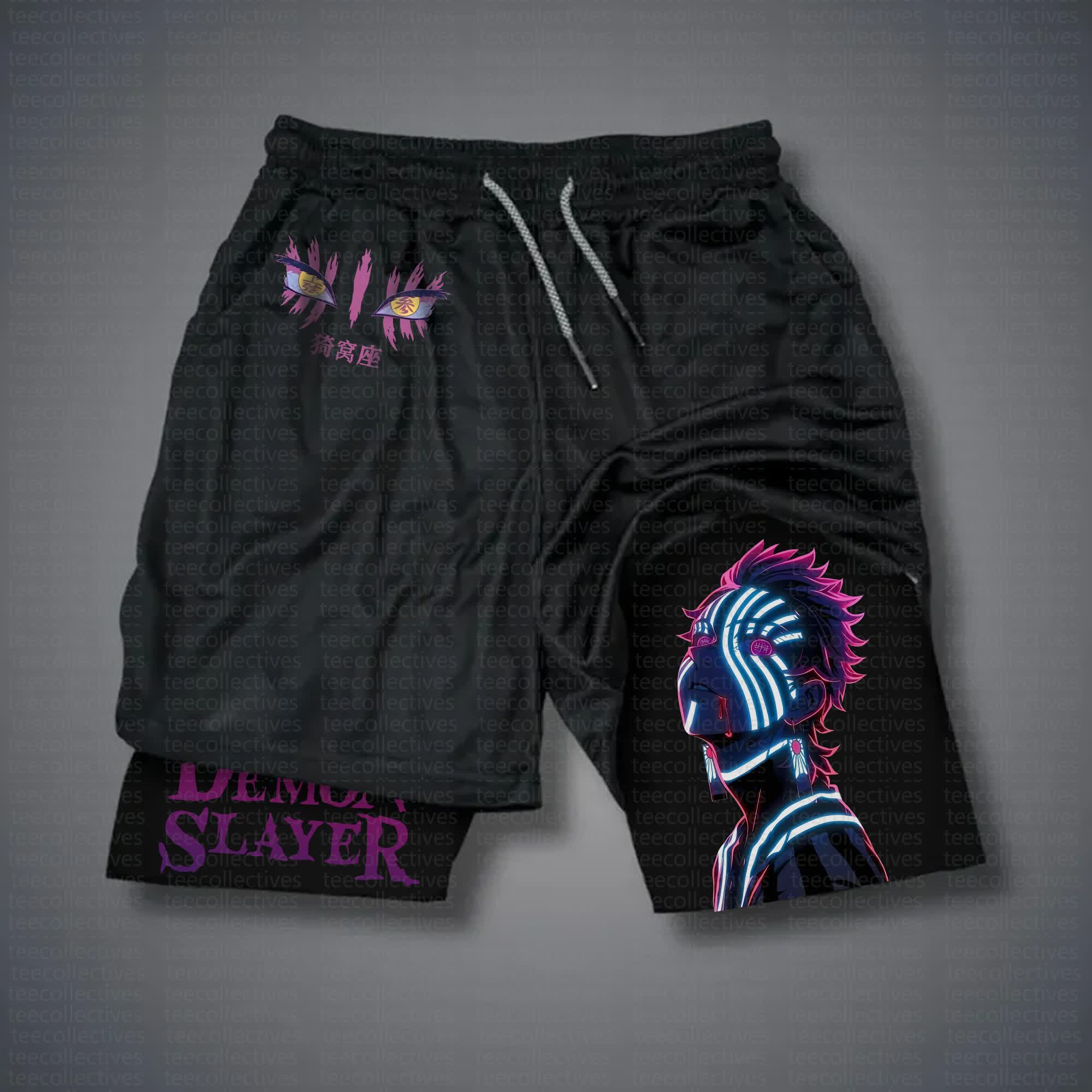 Unisex Casual Anime Streetwear Shorts 丨Demon Slayer