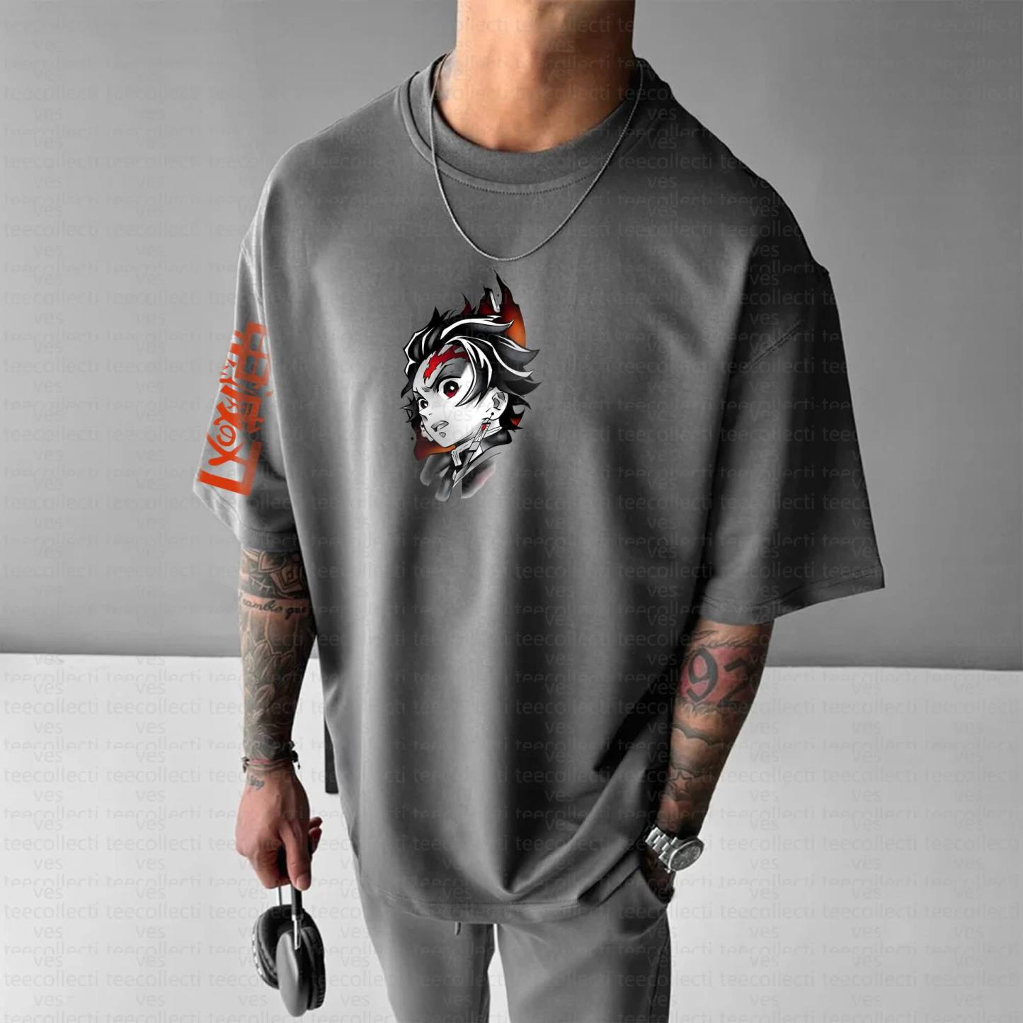 Unisex Anime Inspired Vintage T-Shirt丨Demon Slayer