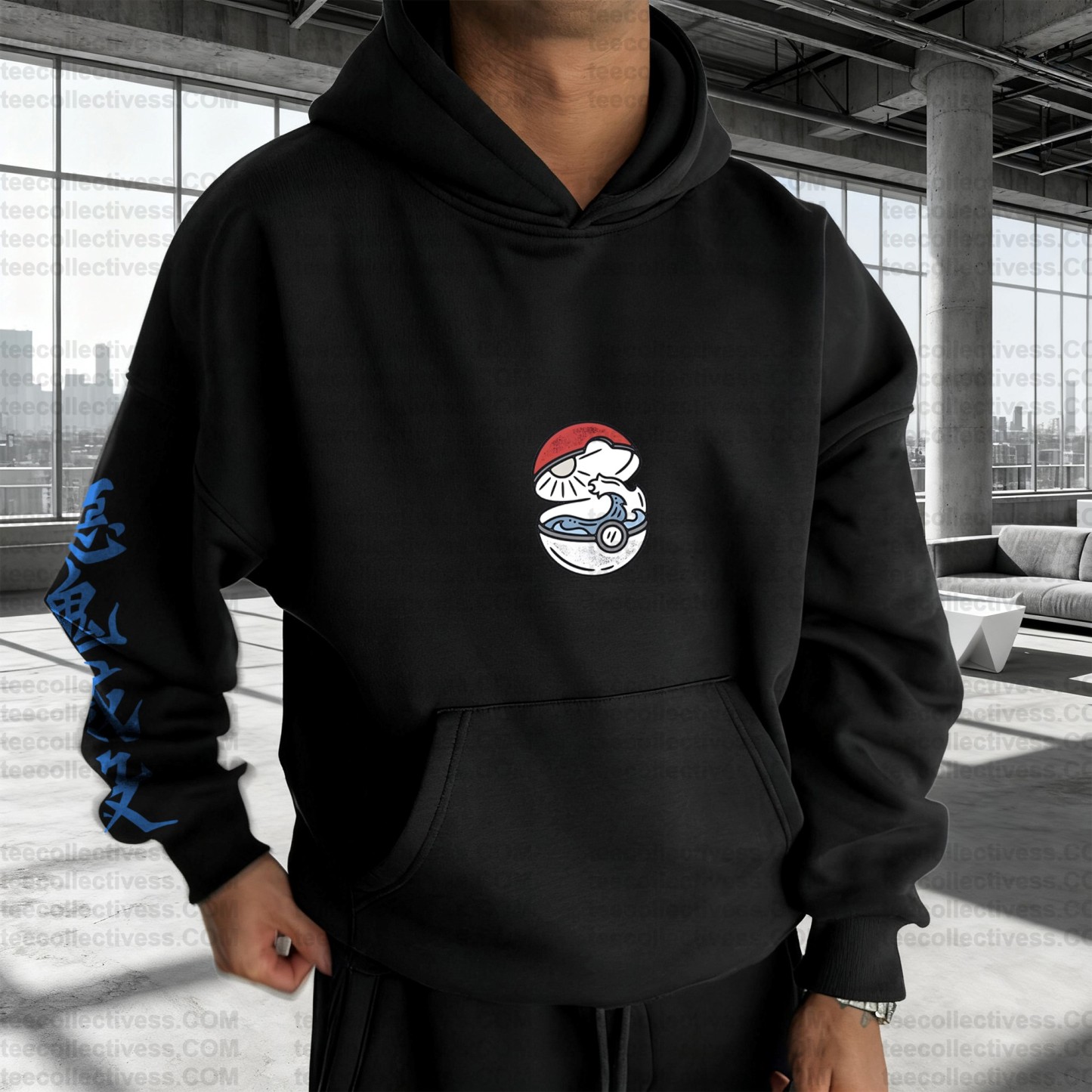 Plus Velvet Unisex Anime Graphic Streetwear Vintage Hoodie