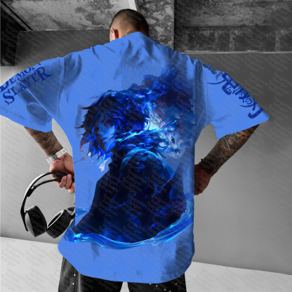 Unisex  "Demon Slayer" Anime Inspired Vintage T-Shirt