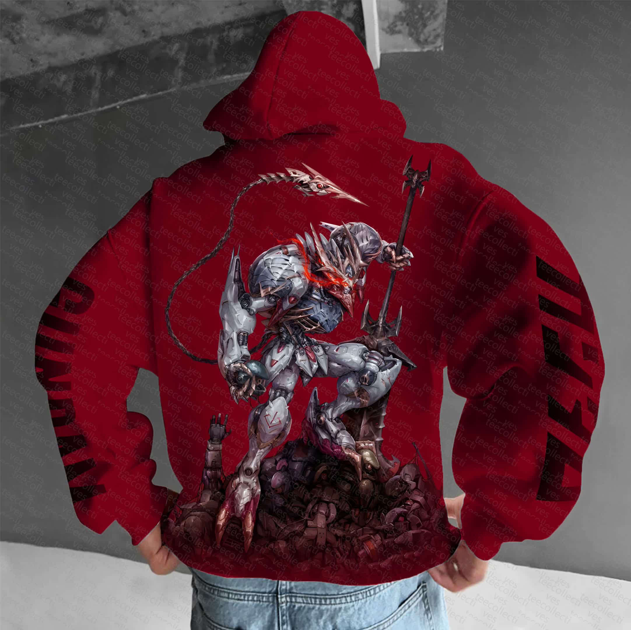 Unisex “Gundam Series” Anime Graphic Streetwear Vintage Hoodie