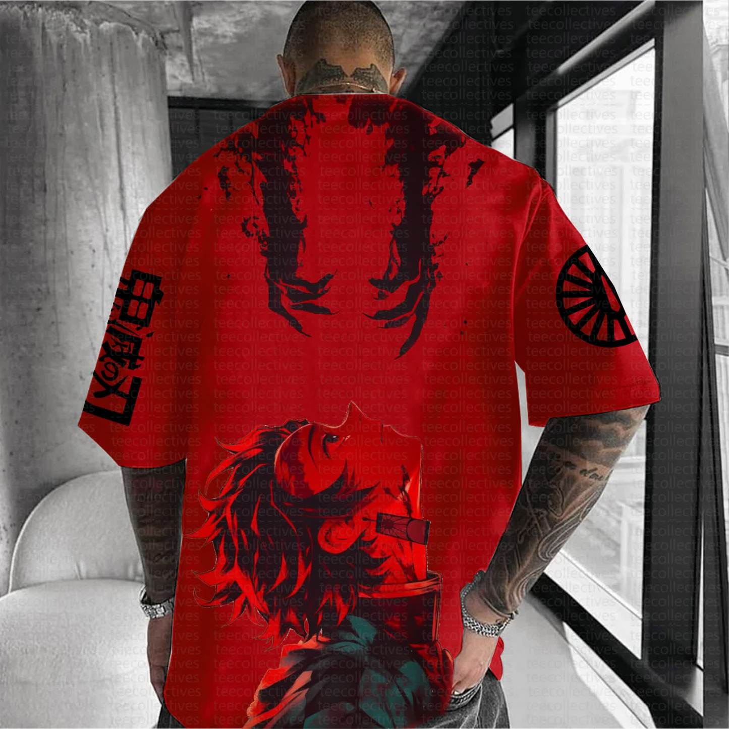 Unisex Anime Inspired Vintage T-Shirt丨Demon Slayer X Pokémon