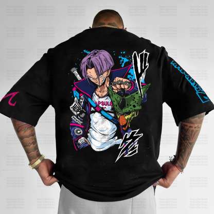 Unisex Anime Inspired Vintage T-Shirt丨Dragon Ball