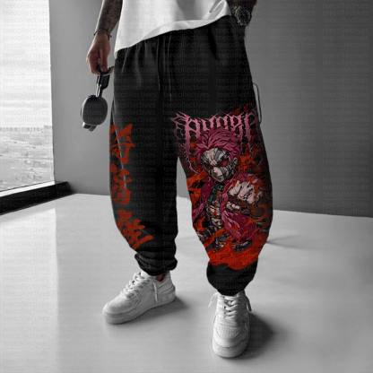 Unisex Anime Inspired Vintage Pants丨Demon Slayer