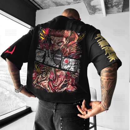 Unisex Anime Inspired Vintage T-Shirt丨Jujutsu Kaisen