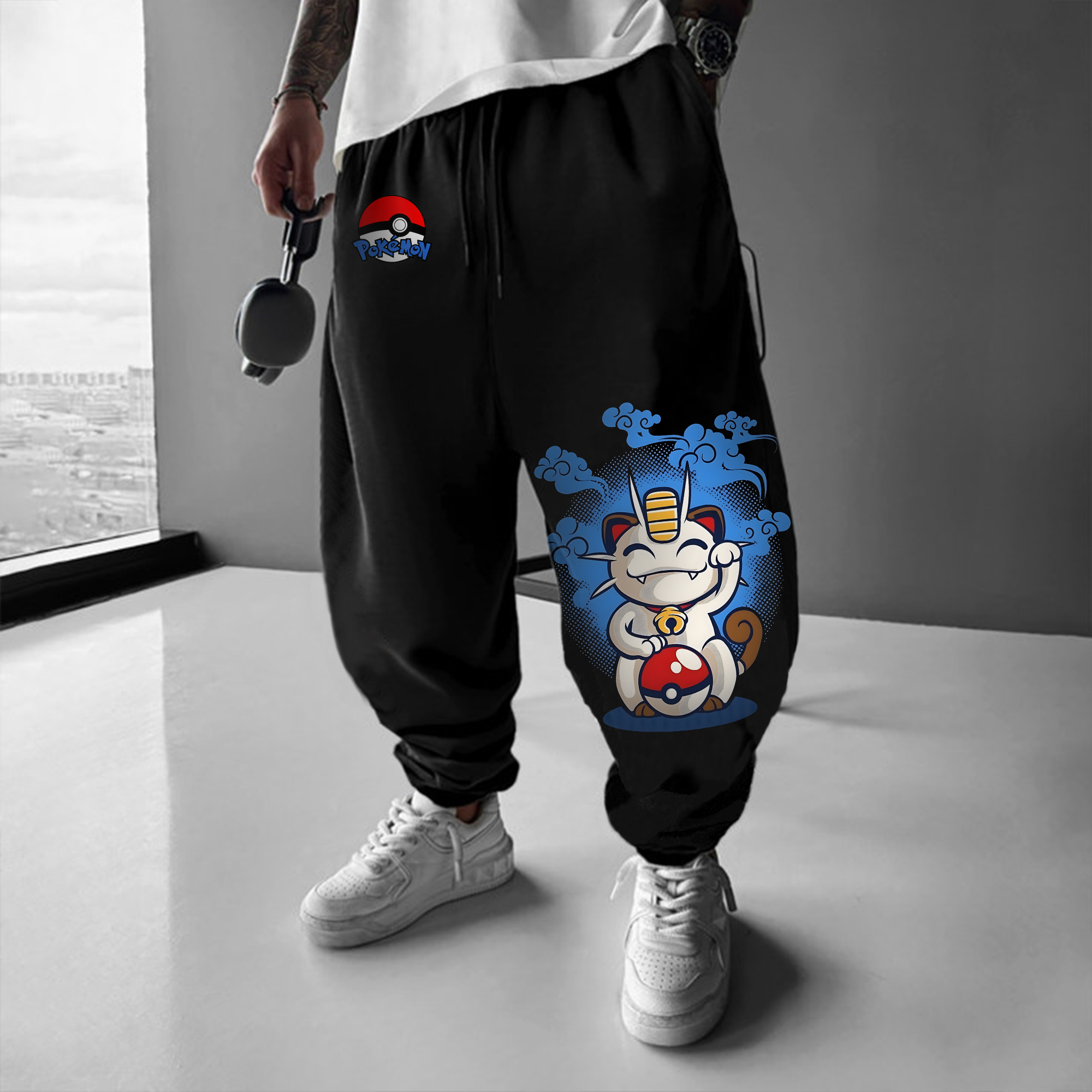 Unisex Casual Anime Streetwear Pants