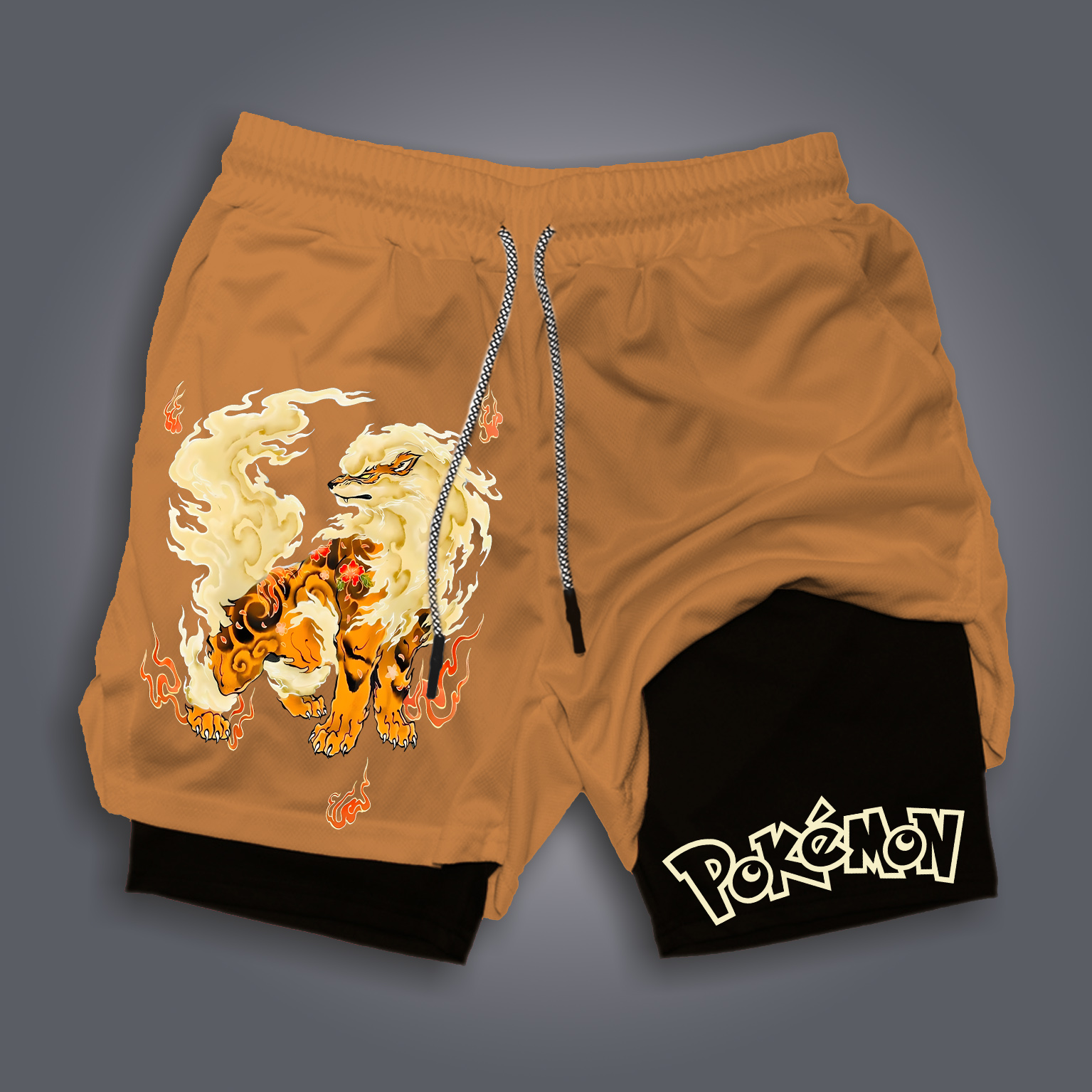 Unisex  “Pokémon” Casual Anime Streetwear Shorts