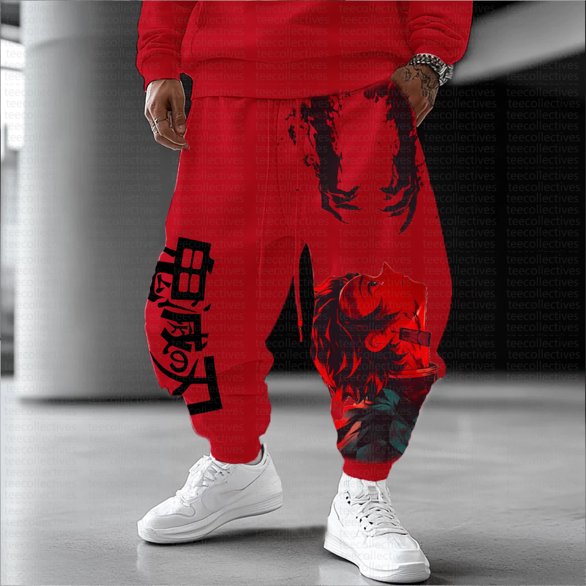 Unisex Anime Inspired Vintage Pants丨Demon Slayer