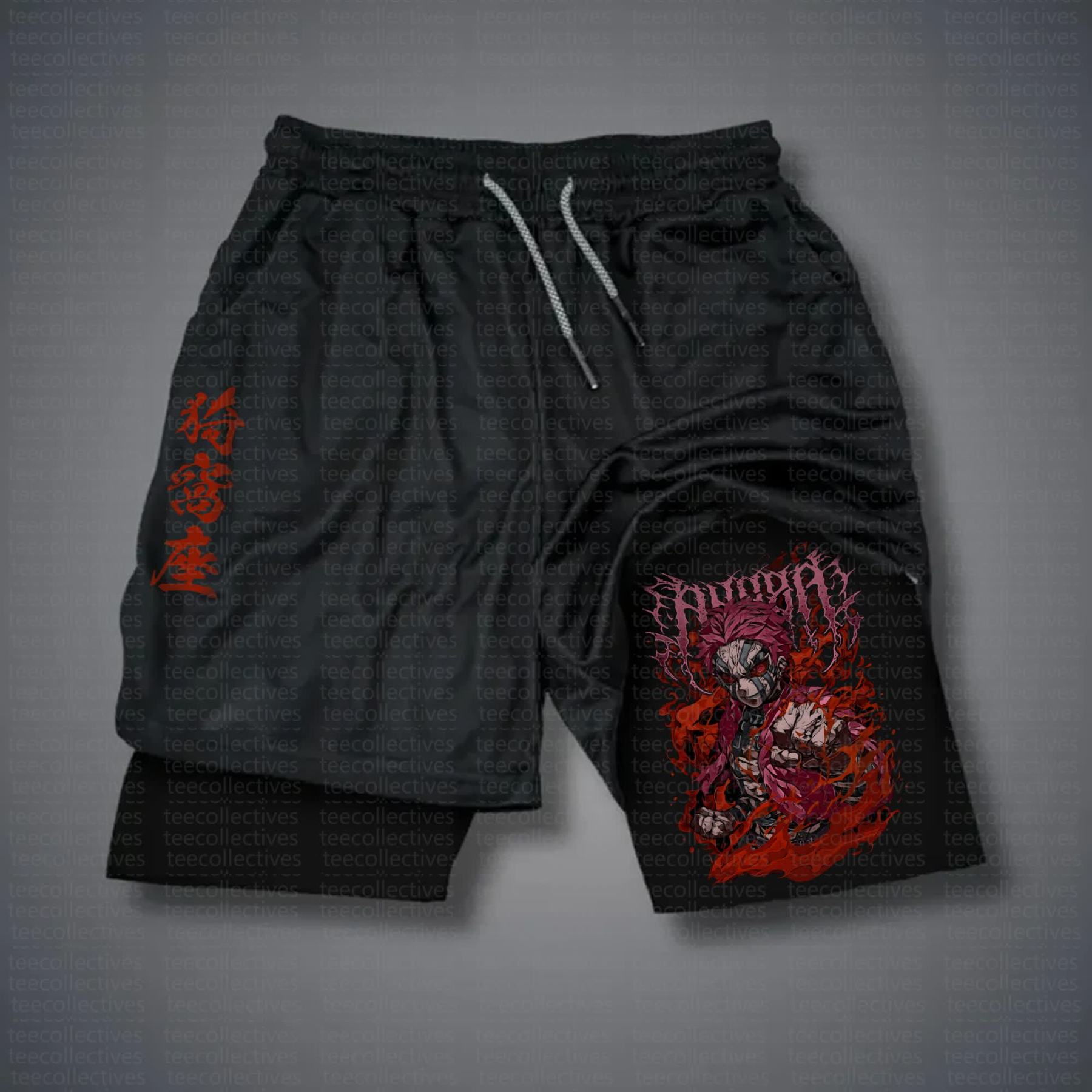 Unisex Casual Anime Streetwear Shorts 丨Demon Slayer X Pokémon