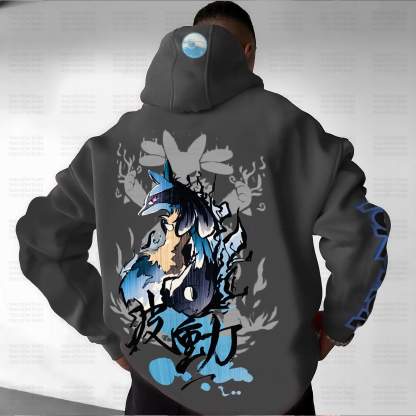Unisex “Pokémon” Anime Graphic Streetwear Vintage Hoodie