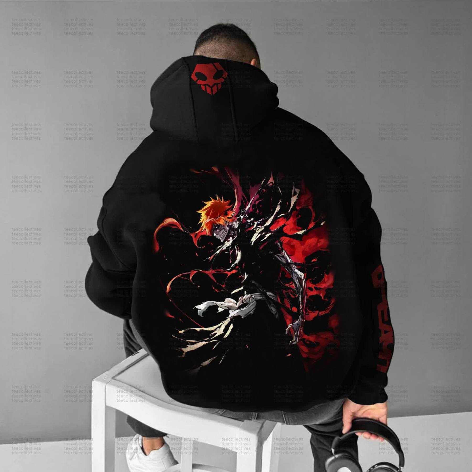 Unisex “Bleach” Anime Graphic Streetwear Vintage Hoodie