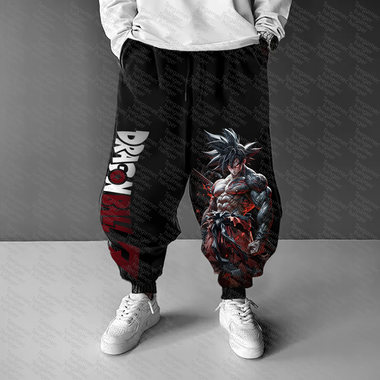 Unisex  Casual Anime Streetwear Pants