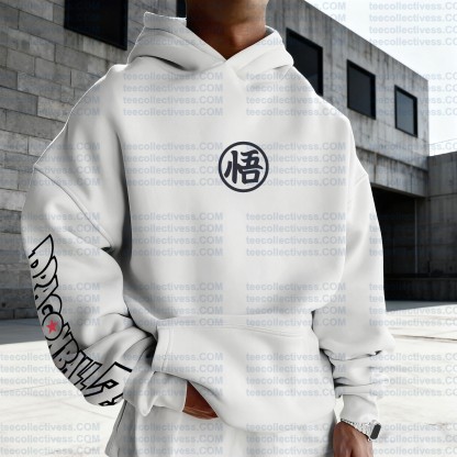 Plus Velvet Unisex Anime Graphic Streetwear Vintage Hoodie