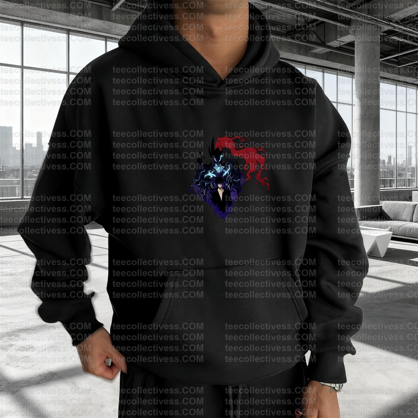 Unisex Anime Graphic Streetwear Wintage Plush Hoodie