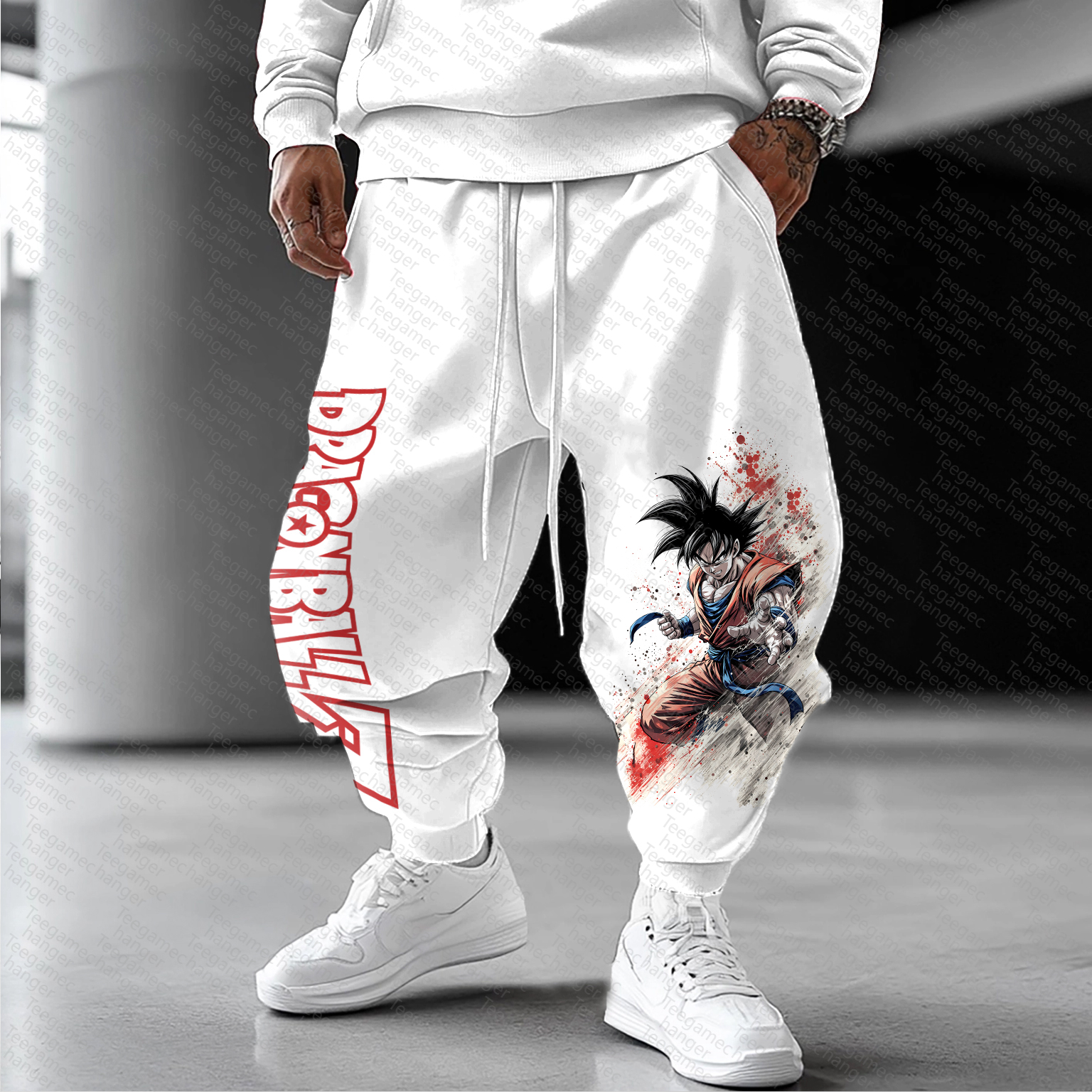Unisex  Casual  Streetwear Pants