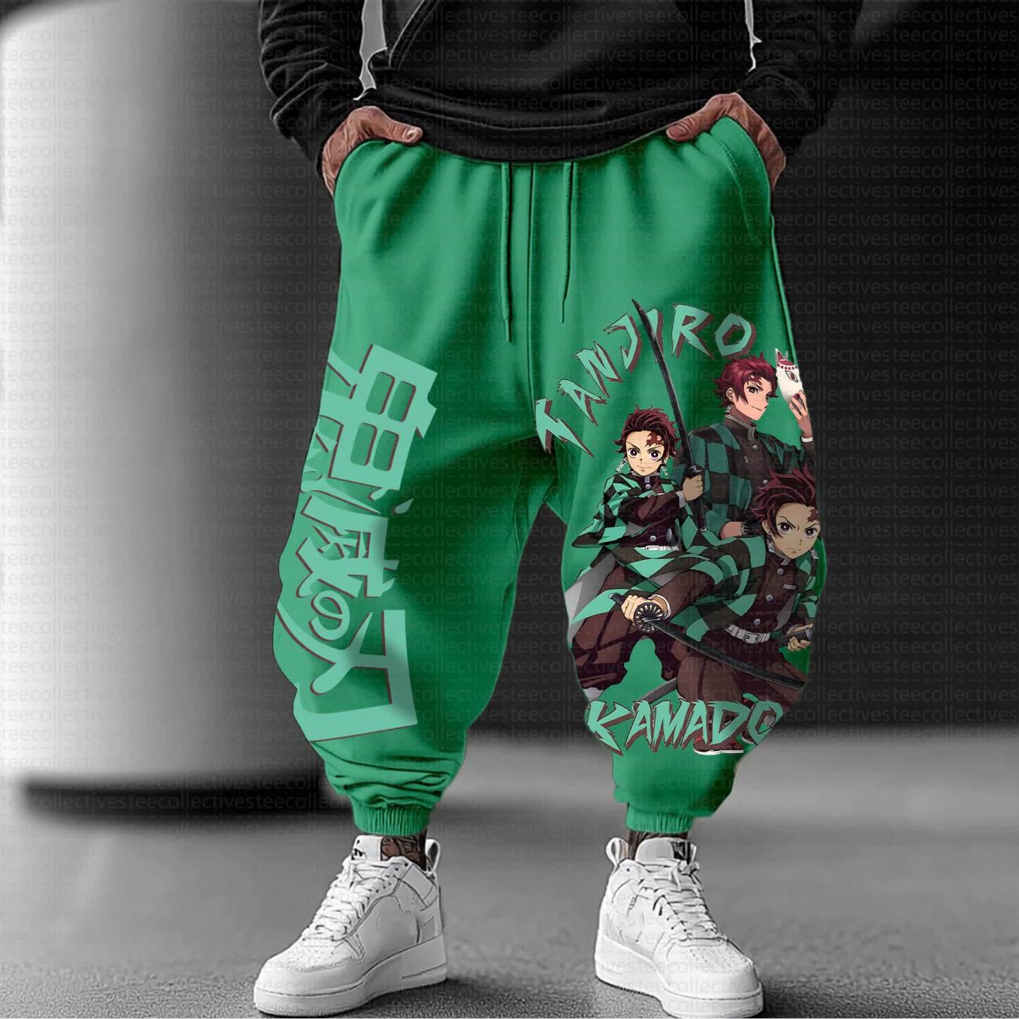 Unisex Anime Inspired Vintage Pants丨Demon Slayer X Pokémon