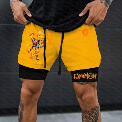 Unisex  “Digimon” Casual Anime Streetwear Shorts