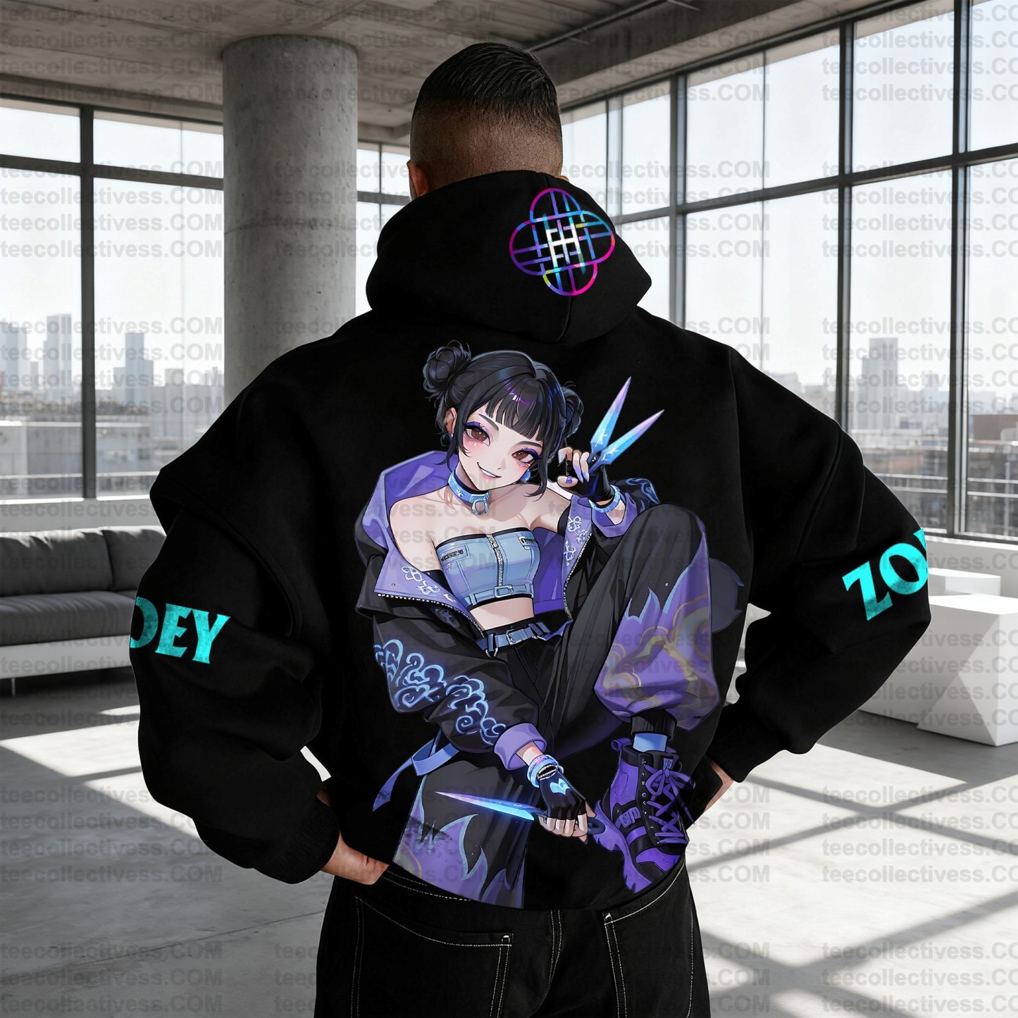 Unisex Anime Graphic Streetwear Vintage Hoodie丨Demon slayer