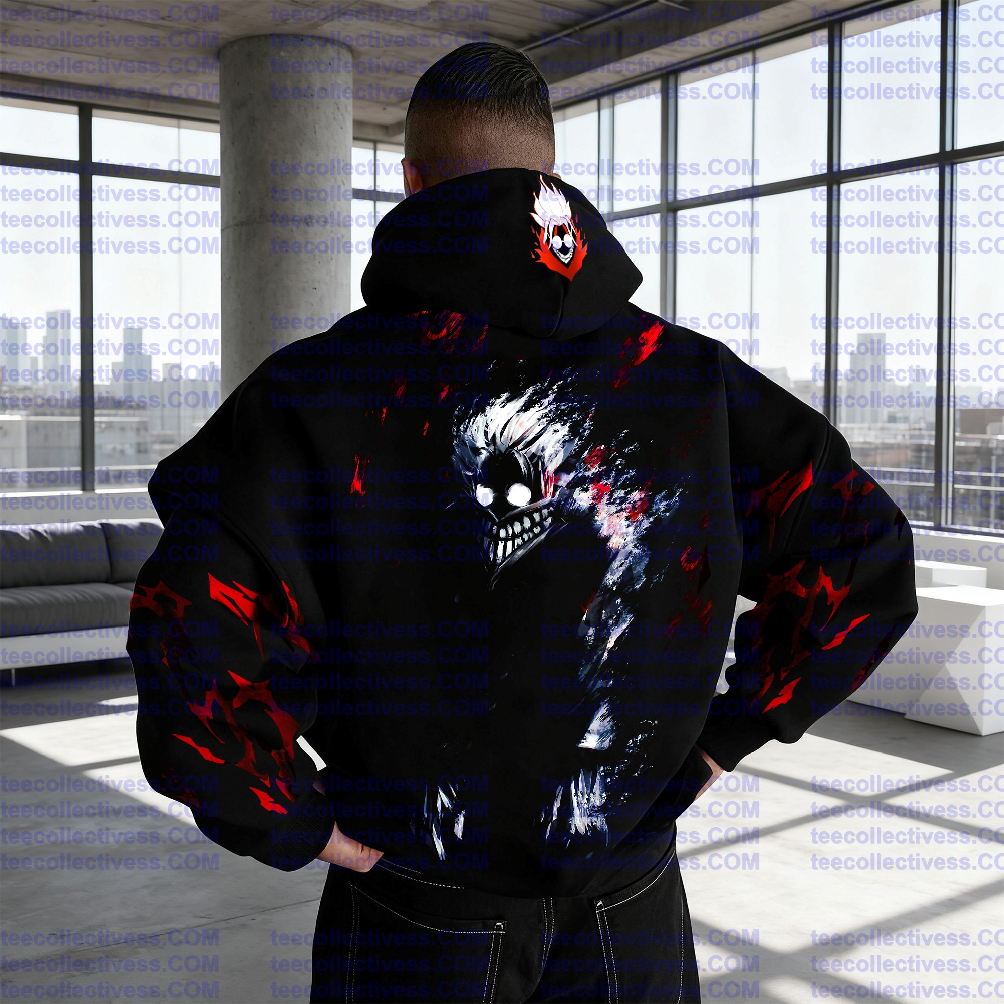 Unisex Anime Graphic Streetwear Wintage Plush Hoodie