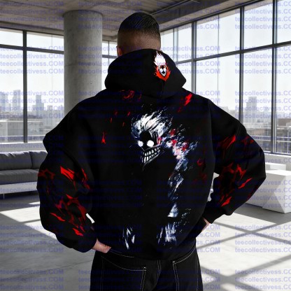 Unisex Anime Graphic Streetwear Wintage Plush Hoodie