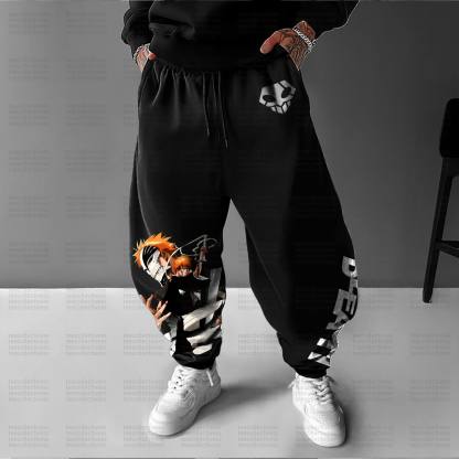 Unisex Anime Inspired Vintage Pants丨Bleach