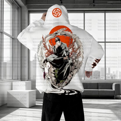 Plus Velvet Unisex Anime Graphic Streetwear Vintage Hoodie