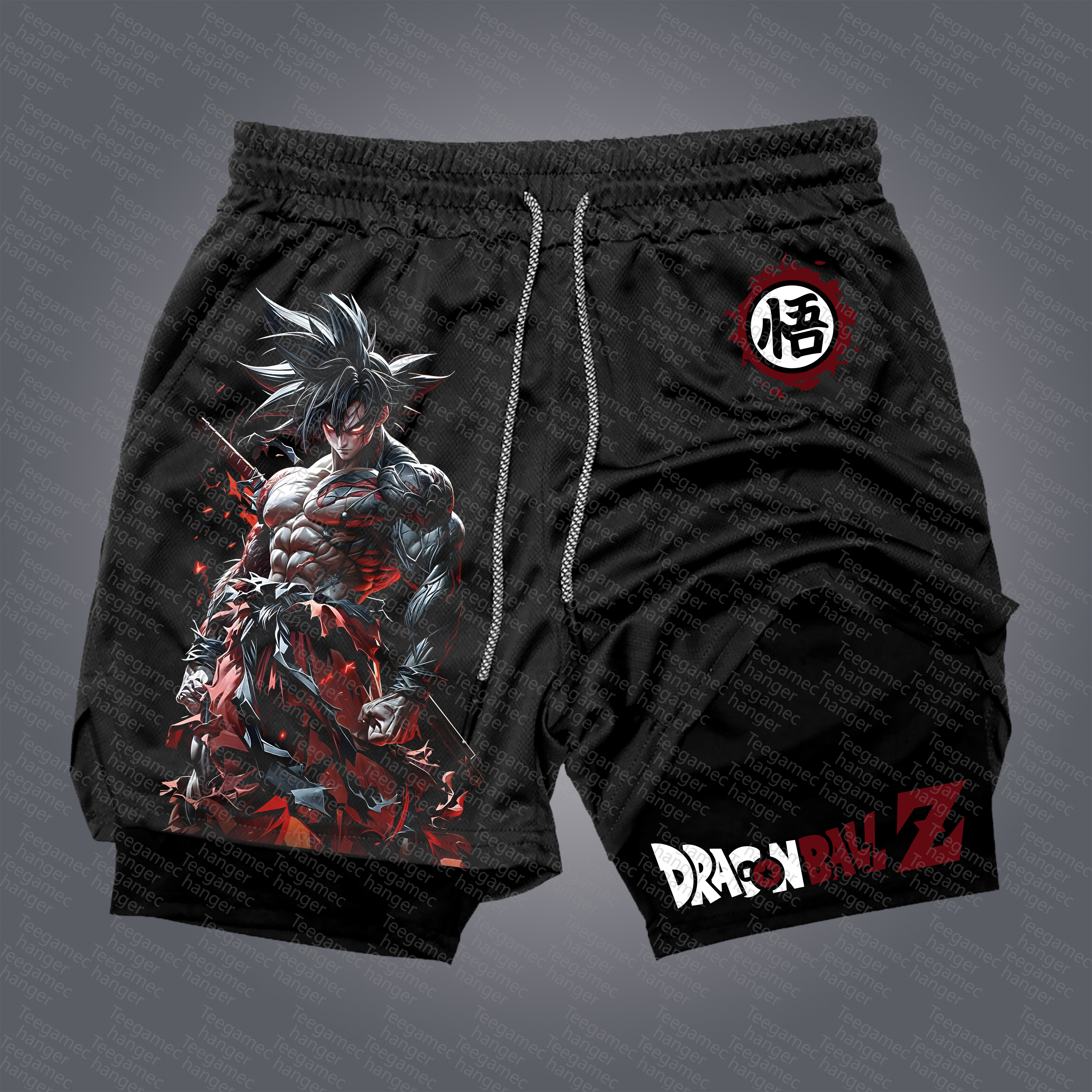 Unisex  Casual Anime Streetwear Shorts
