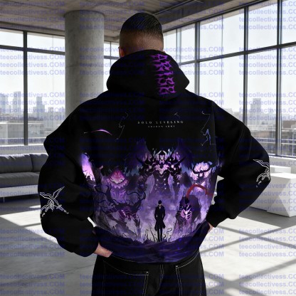 Unisex Anime Graphic Streetwear Wintage Plush Hoodie