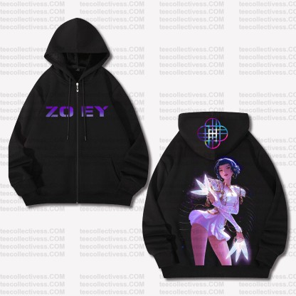 Unisex Graphic Streetwear Vintage Zipper Cardigan Plush Hoodie