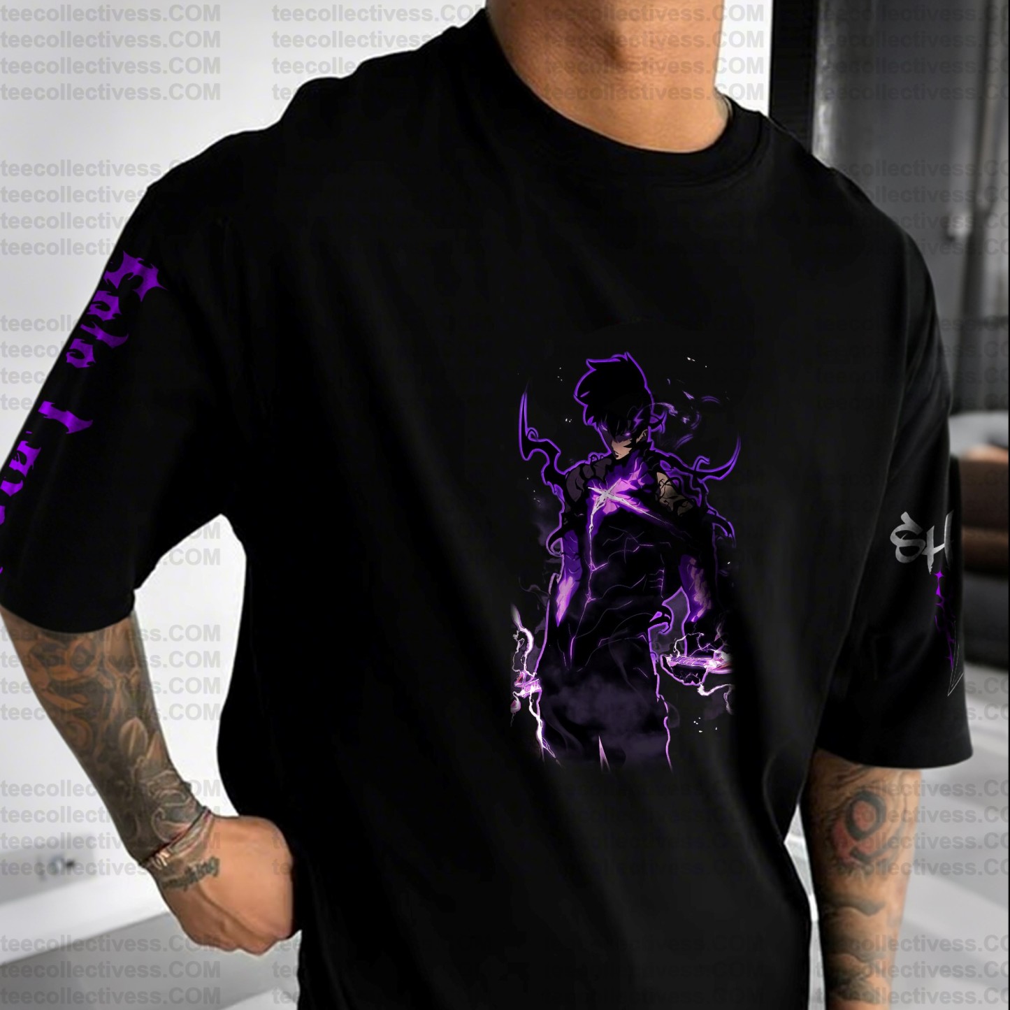 Unisex  " Solo Leveling " Anime Inspired Vintage T-Shirt