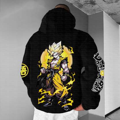 Unisex “Dragonball” Anime Graphic Streetwear Vintage Hoodie