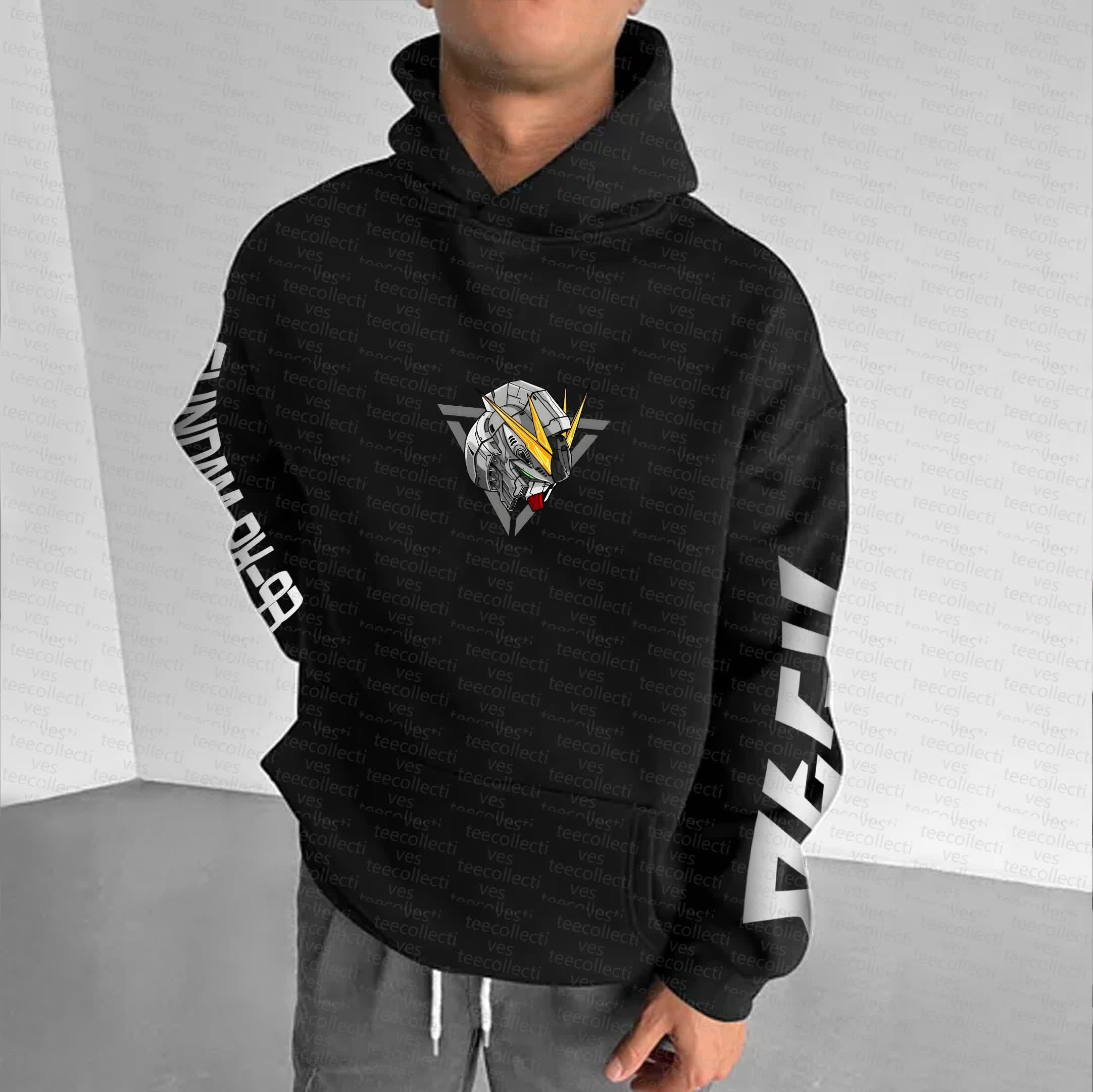 Unisex “Gundam Series” Anime Graphic Streetwear Vintage Hoodie