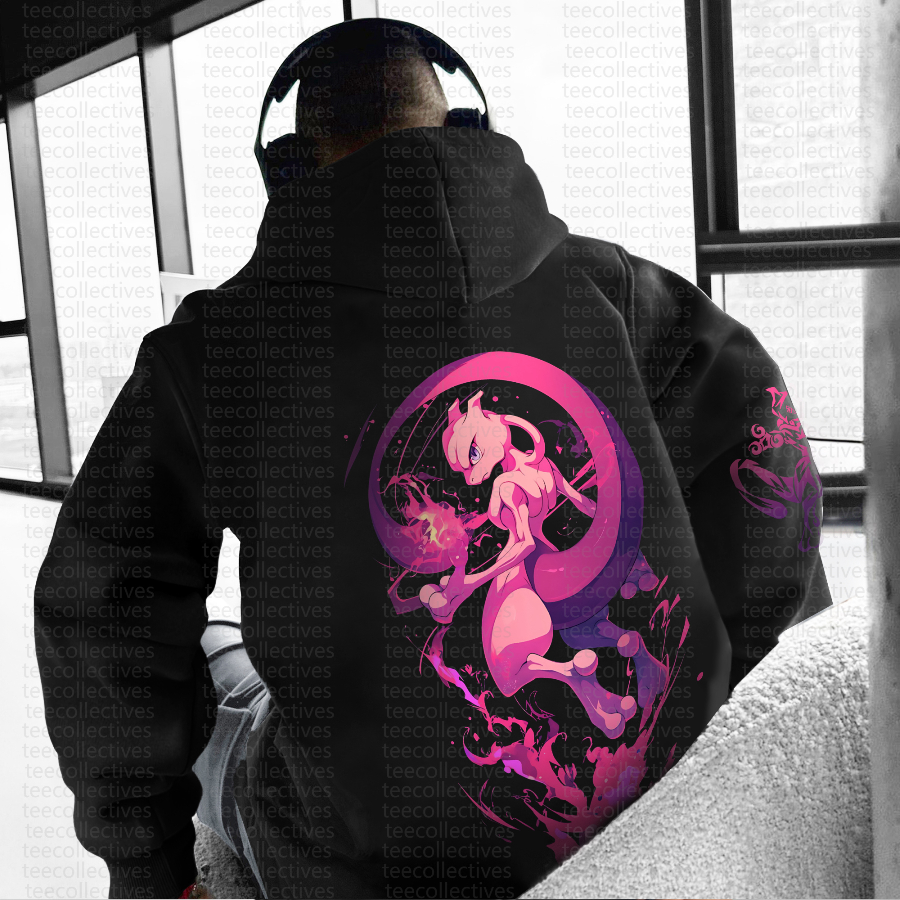 Unisex Anime Graphic Streetwear Vintage Hoodie丨Demon Slayer X Pokémon