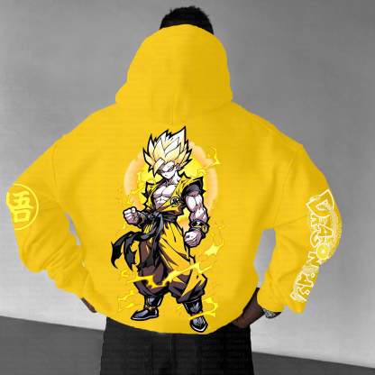 Unisex “Dragonball” Anime Graphic Streetwear Vintage Hoodie