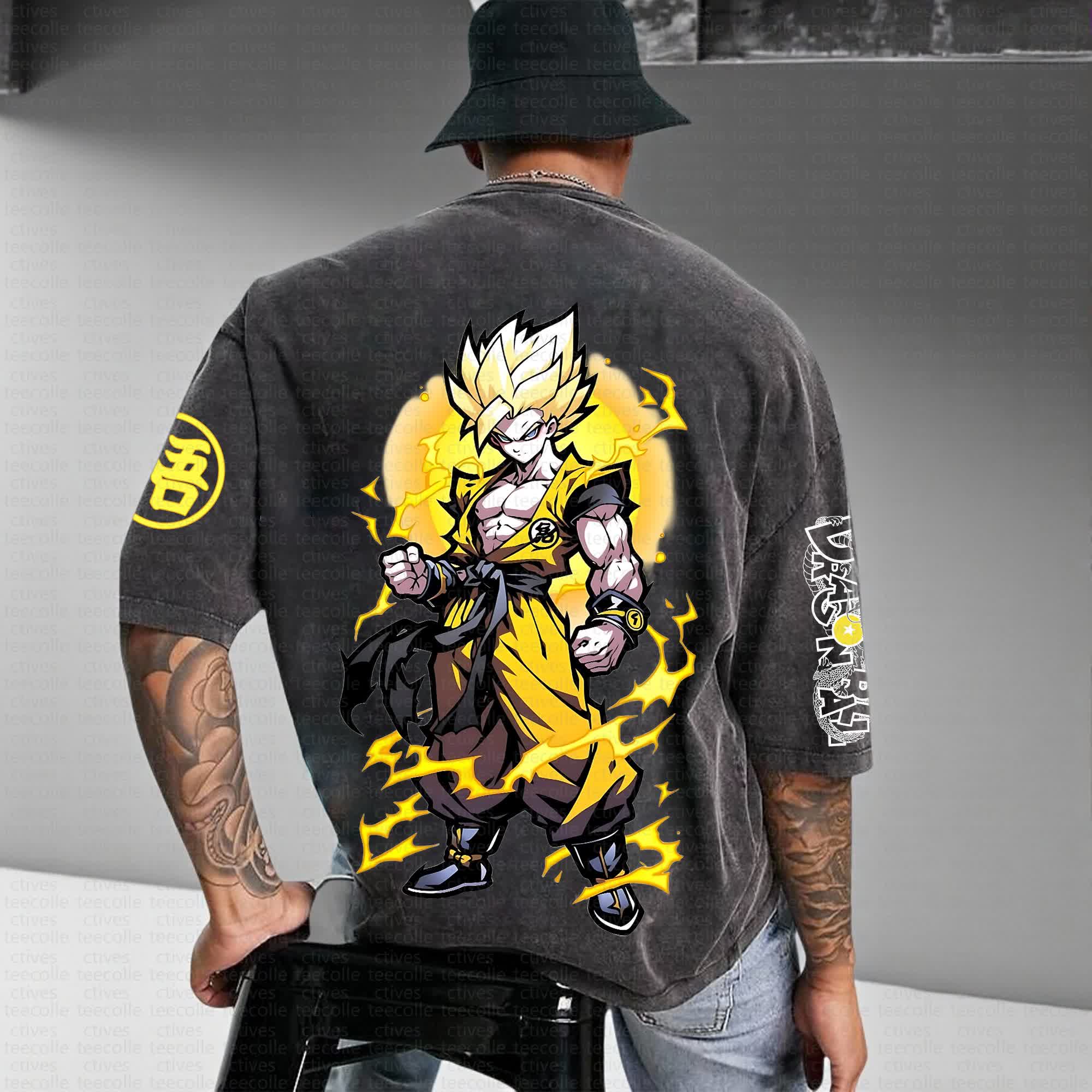 Unisex  "Dragonball" Anime Inspired Vintage T-Shirt