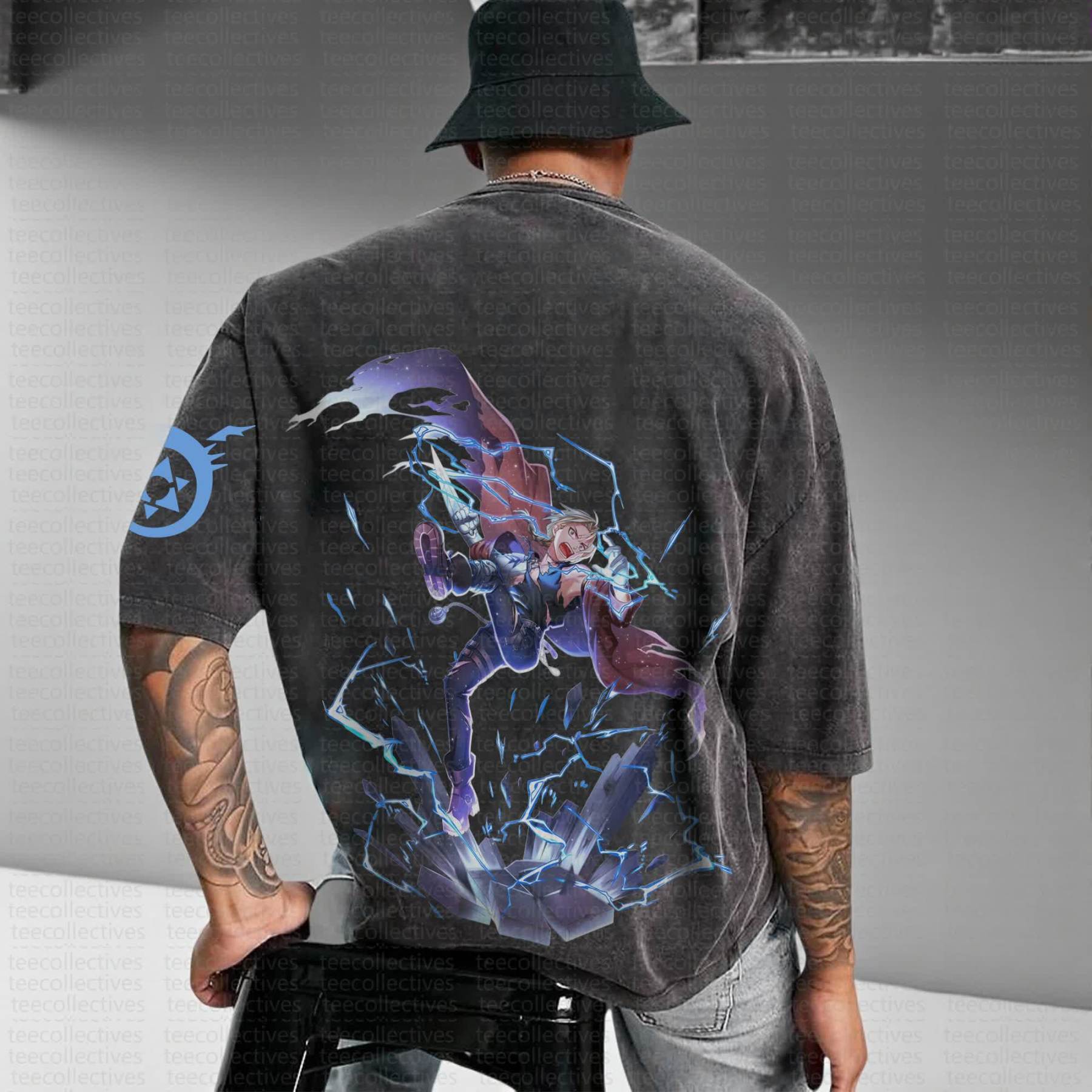 Unisex Anime Inspired Vintage T-Shirt丨Demon Slayer X Pokémon