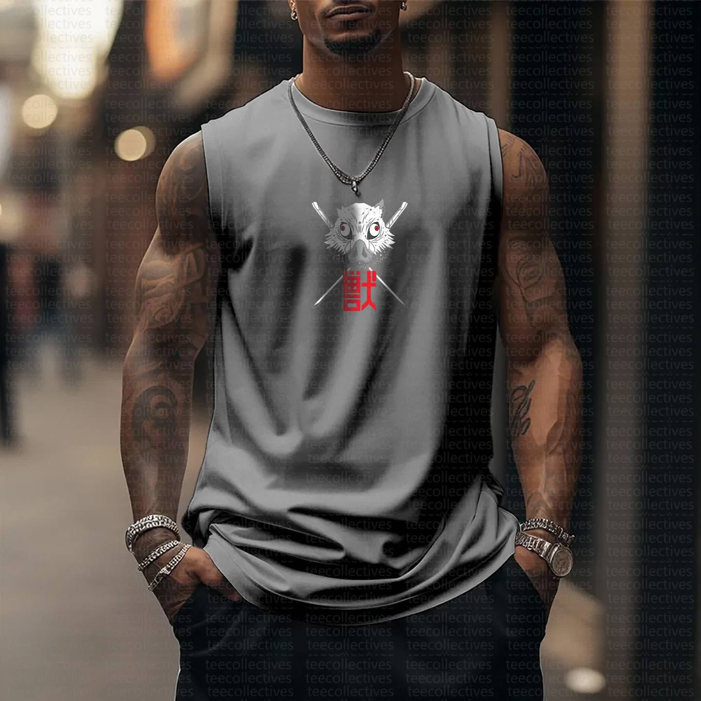 Unisex  “Demon Slayer” Casual Anime  Tank Top