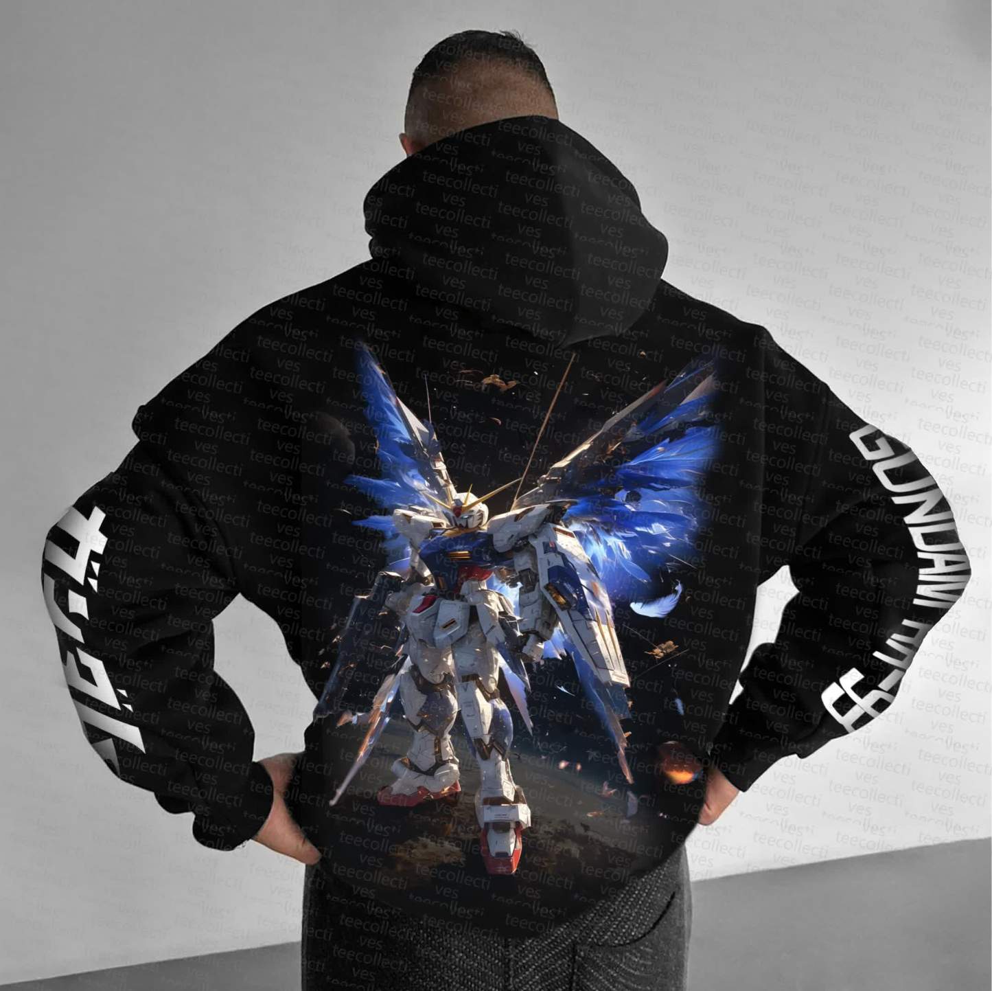 Unisex “Gundam Series” Anime Graphic Streetwear Vintage Hoodie