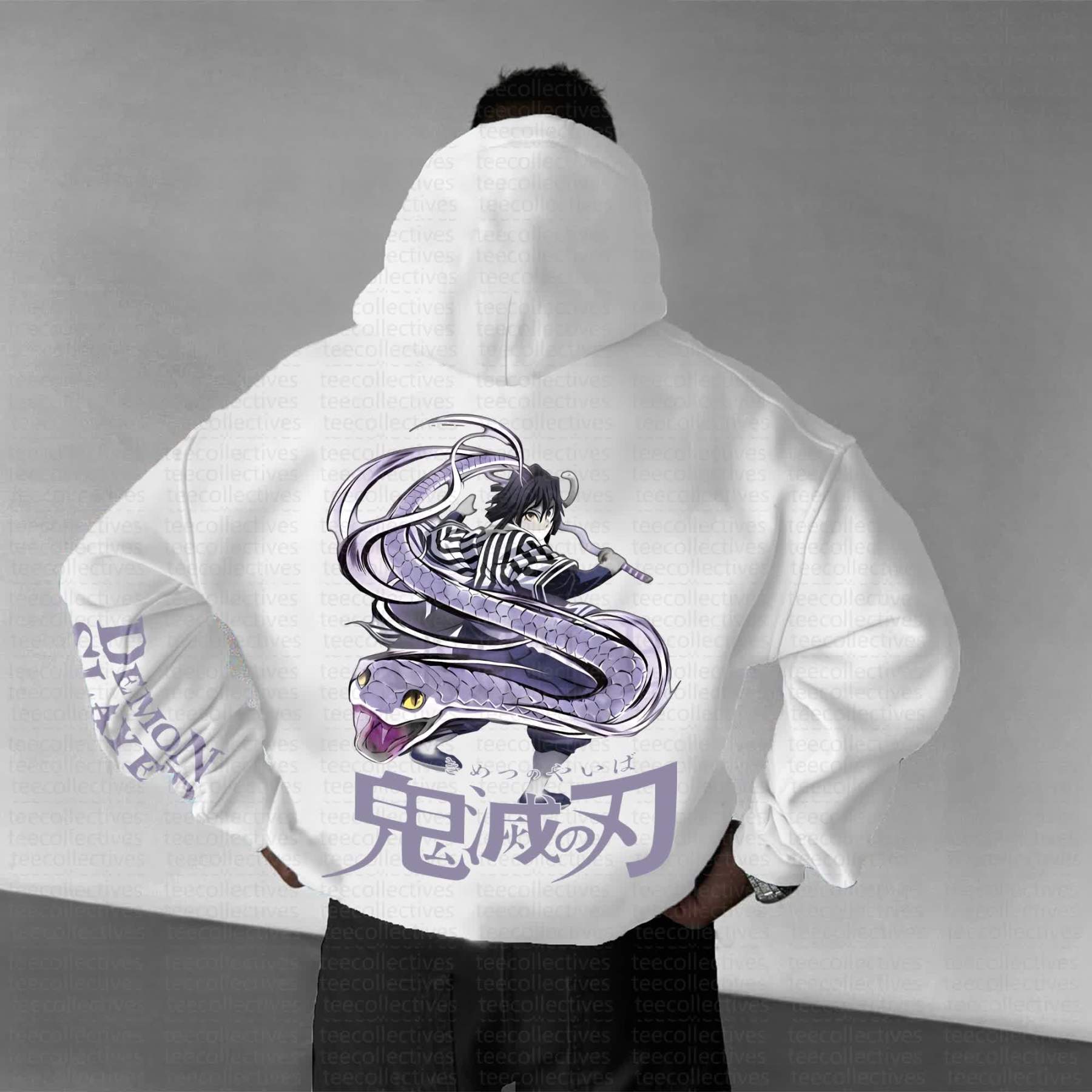 Unisex Anime Graphic Streetwear Vintage Hoodie丨Demon Slayer X Pokémon