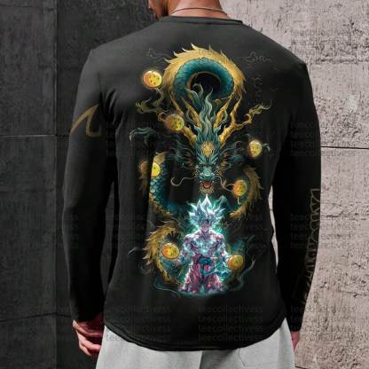 Unisex “DragonBALL Z” Anime Graphic Streetwear Vintage long-sleeved T-shirt