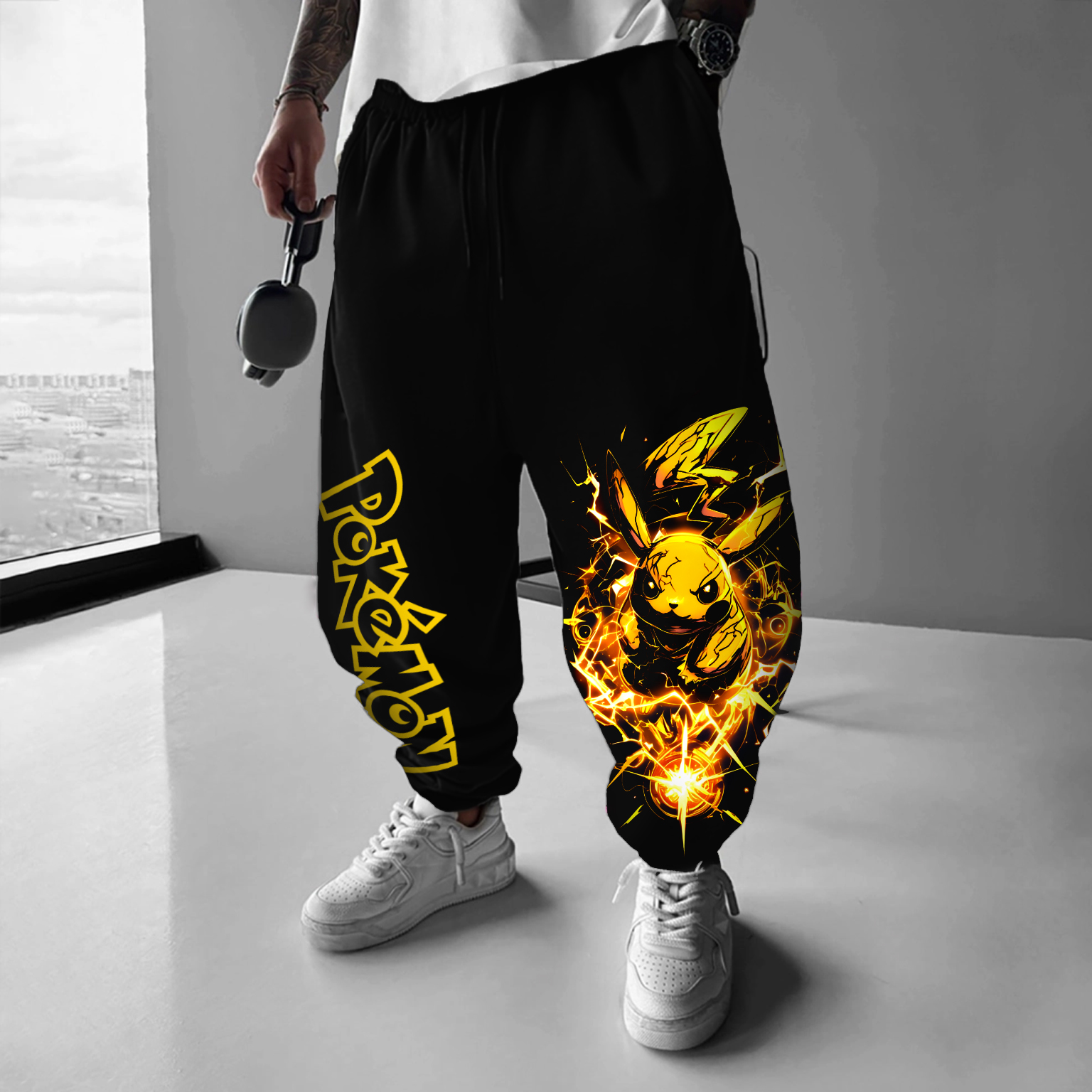Unisex Casual Anime Streetwear Pants