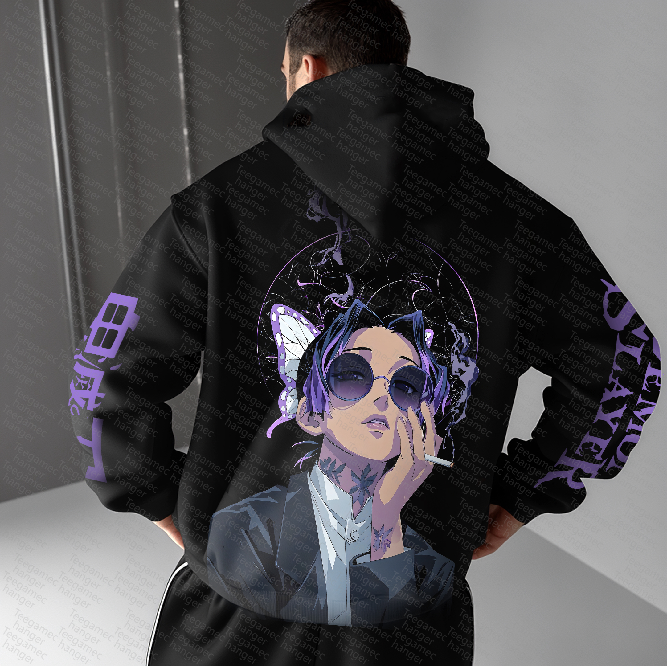 Unisex “Demon Slayer” Anime Graphic Streetwear Vintage Hoodie