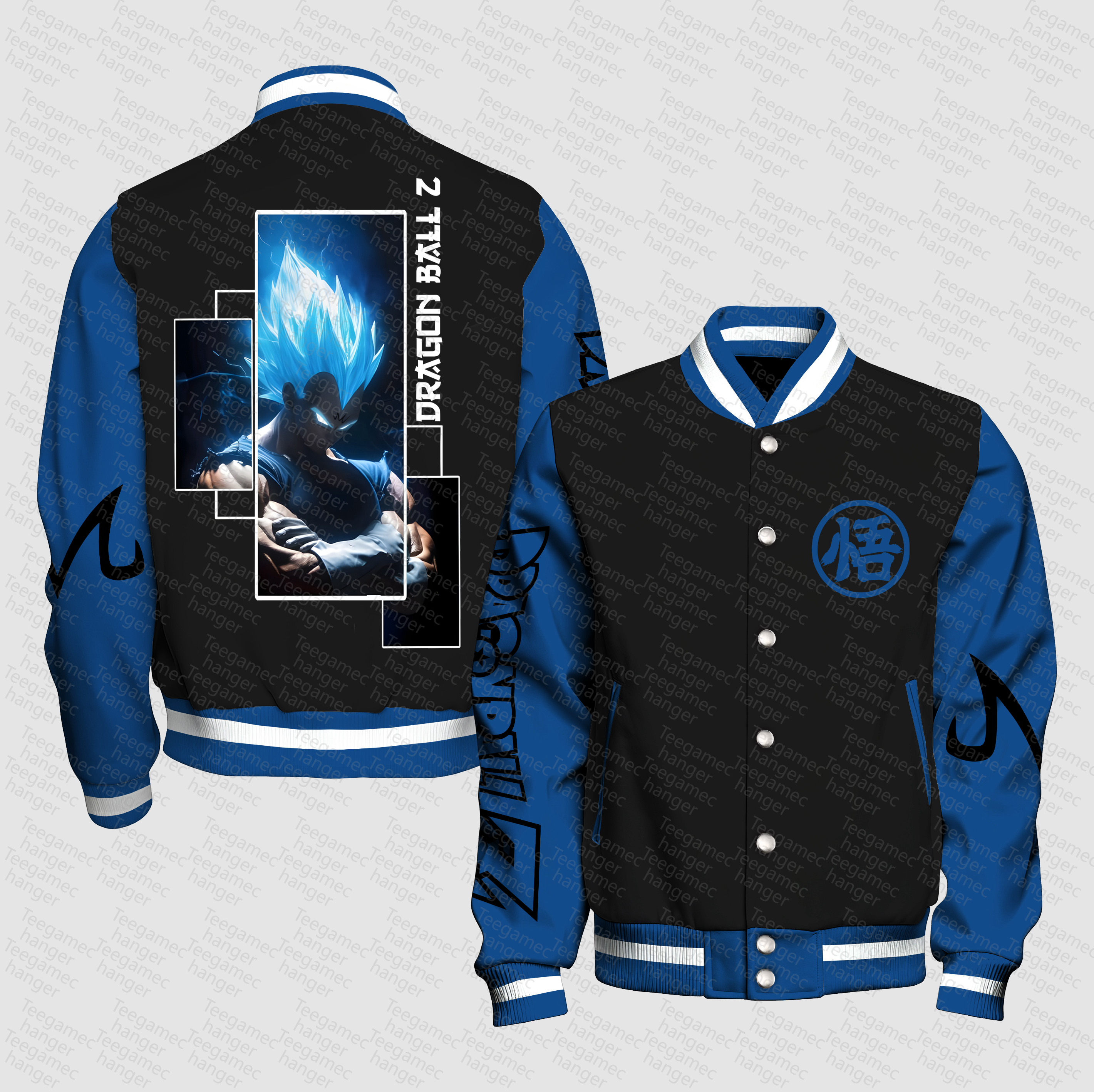 Unisex Vintage Anime Graphic Jacket